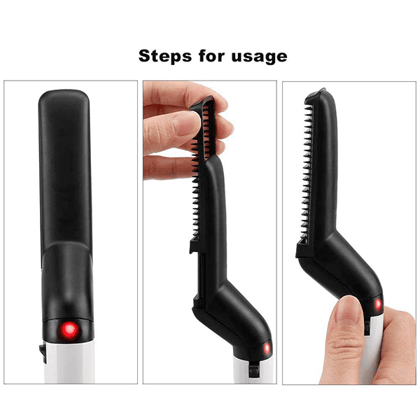 Brosse Lissante Et Chauffante Pour Homme – Anti-brûlure, Anti-frisottis et anti-humidité Brosse Lissante Et Chauffante Pour Homme - Anti-brûlure, Anti-frisottis et anti-humidité