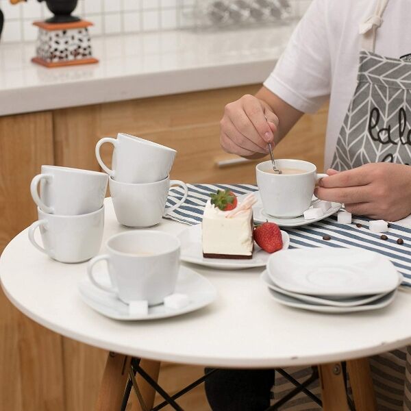 alt Set 6 Tasses et sous tasses à Café Expresso - SPROM